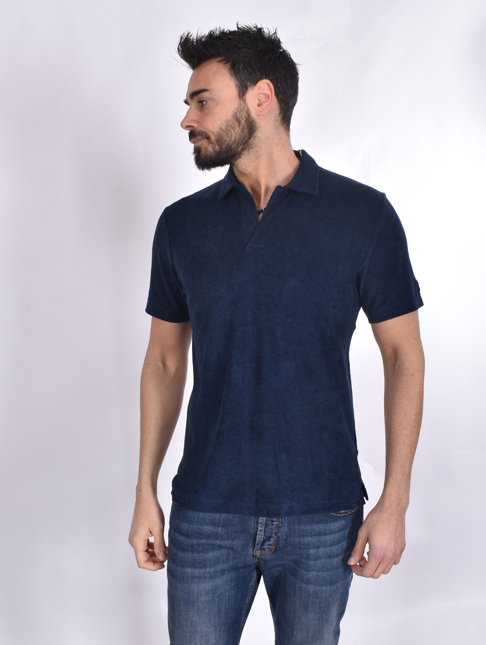 Tシャツ・カットソー MC2 Saint Barth JEREMY - Cotton terry polo shirt Mc2 Saint Barth Jeremy Cotton Terry Polo Shirt | Balardi